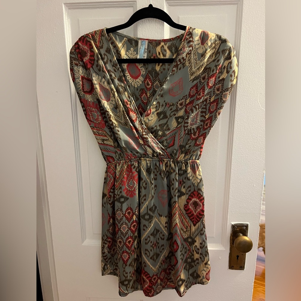 *Boutique* Moonlight multicolor mini dress, size S.